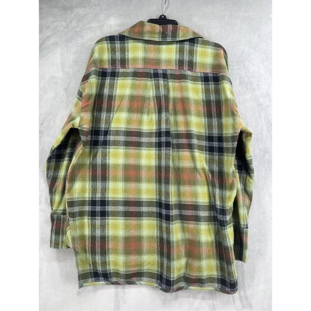 Free People Izzie Cargo Shirt Size Small Olive Combo - Picture 3 of 3